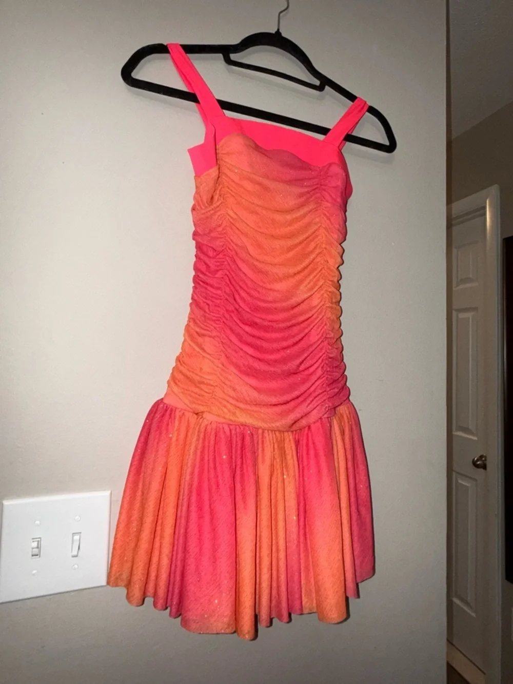 Amy's Closet Hot Pink Spaghetti Strap Dress